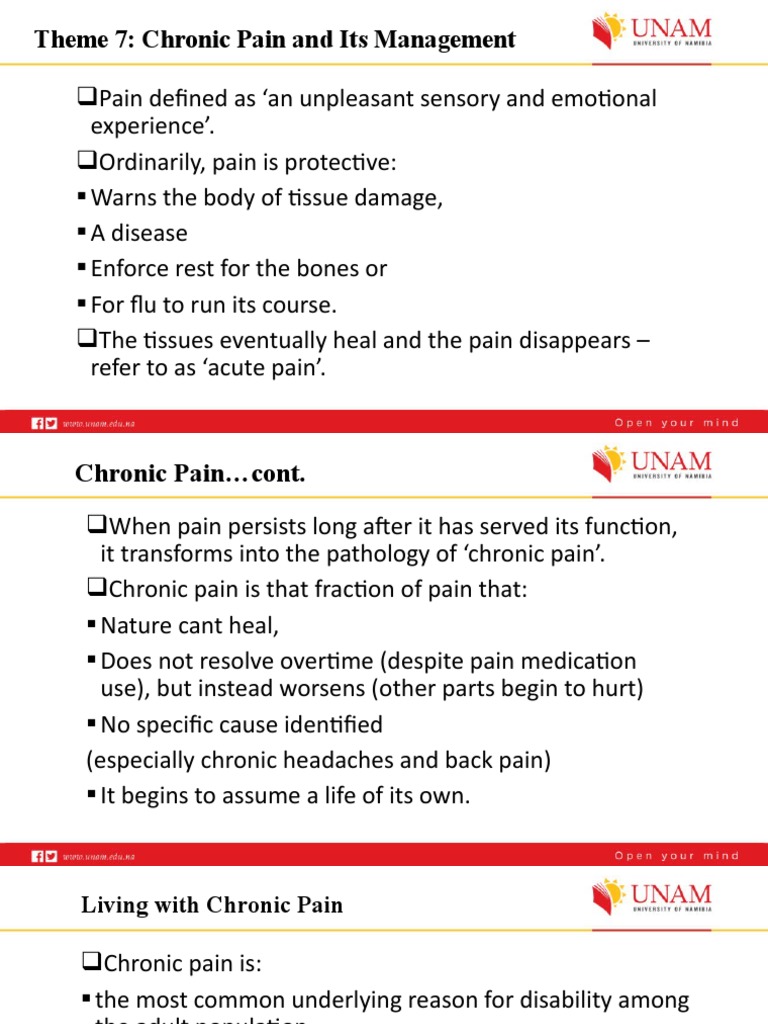 SHD Lecture Slides 2023 Theme 7 PDF Alternative Medicine Pain