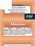 Factores Psicologicos Presentes en La Observación