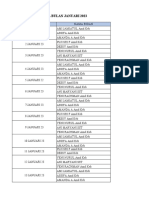 Jadwal Piket Bidan Januari 23