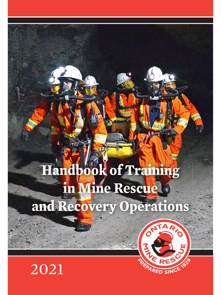 Handbook of Training in Mine Rescue and Recovery Operations | PDF ...