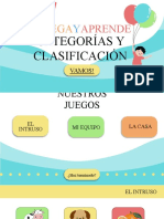 Categorías y Clasificación