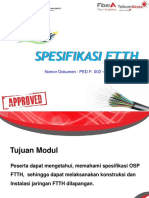 Spesifikasi FTTH