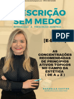 (E-Book) Concentrações Recomendadas de Princípios Ativos Tópicos No Campo Da Estética (De A A Z)