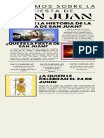 Infografía de Periódico Moderno Ordenado Colorido