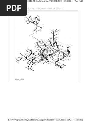 さちページ Hitachi Zaxis 210 Wiring Harness Parts | PDF | Manufactured Goods