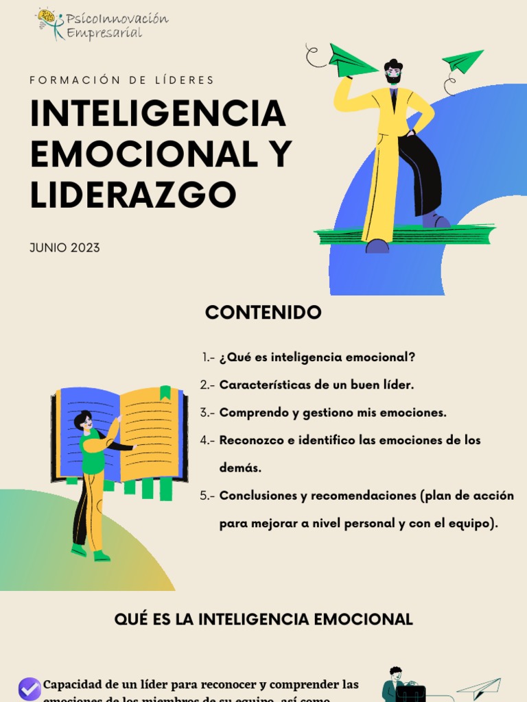 Inteligencia Emocional y Liderazgo | PDF | Las emociones | Inteligencia ...