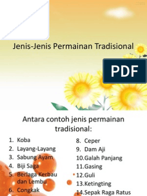 Jenis permainan tradisional