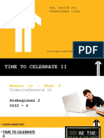 Prebeginner 2 - Module 12