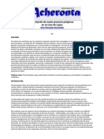 Acheronta 25 - de Un Analista A Otro (Diciembre2008) - Descripción de Cuatro Procesos Psíquicos en Un Caso de Lupus - Jhon Hincapie Hernández