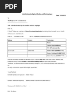 EPFO Name Change Correction Form PDF | PDF