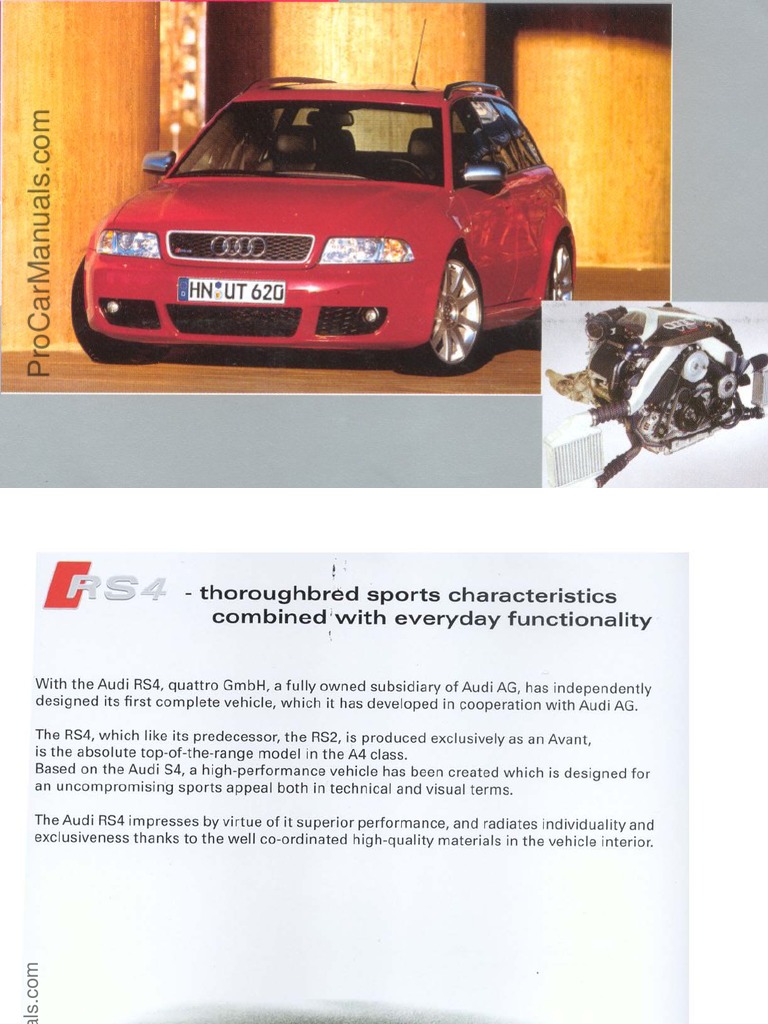 SSP 245 Audi Rs4 | PDF