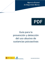 Guía para La Prevención y Detección Del Uso Abusivo de Sustancias Psicoactivas