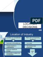 Location Decisions