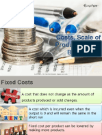 Costs, Scale of Production & Break-Even Analysis