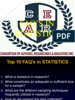 FAQ in STATISTICS 17june2023