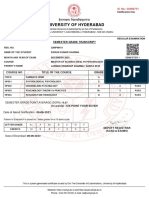 Master of Science (Health Psychology) - YearSession - 2022-2023-December - REGULAR - Term - 1 - Grade - Card