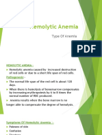 Hemolytic Anemia Chapter