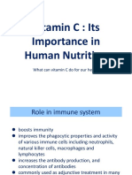 Importance of Vitamin C