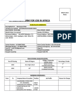 Interview Application Form-2023