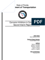 FDOT Corrosion Inhibitor Study 2nd Interim Report 10-531