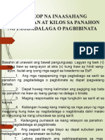 Mga Angkop Na Inaasahang Kakayahan at Kilos Sa Panahon NG Pagdadalaga O Pagbibinata