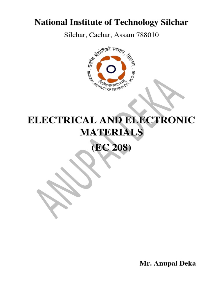 Ch3 Electrical Properties of Materials PDF Superconductivity Electron