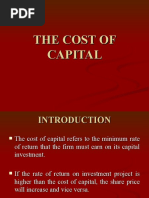 CH.5 The Cost of Capital