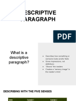 DESCRIPTIVE PARAGRAPH File