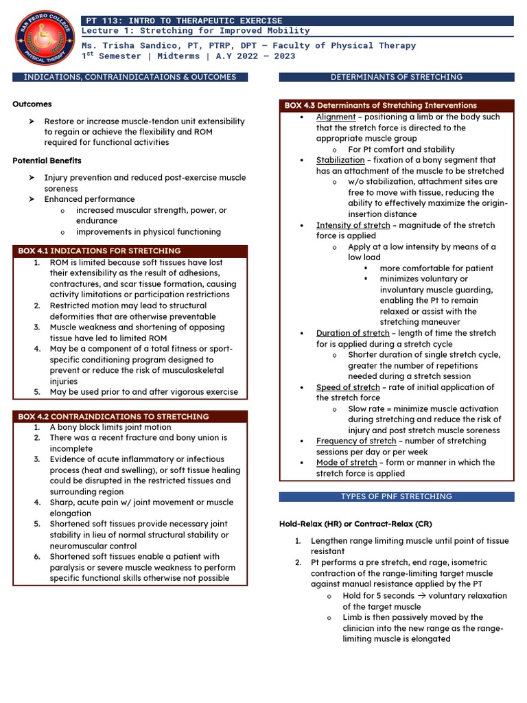 Stretching | PDF | Anatomical Terms Of Motion | Foot