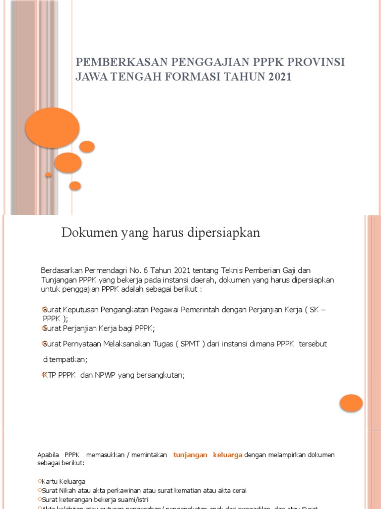 Pemberkasan PPPK di kantor pemerintah