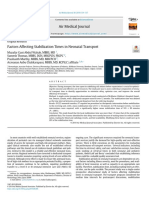 Factors Affecting Stabilization Times in Neonatal Transport