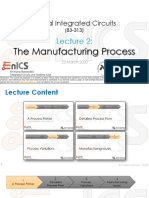 Lecture 2 The Manufacturing Process 2020