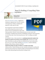 4 Steps To Building A Compelling Value Proposition