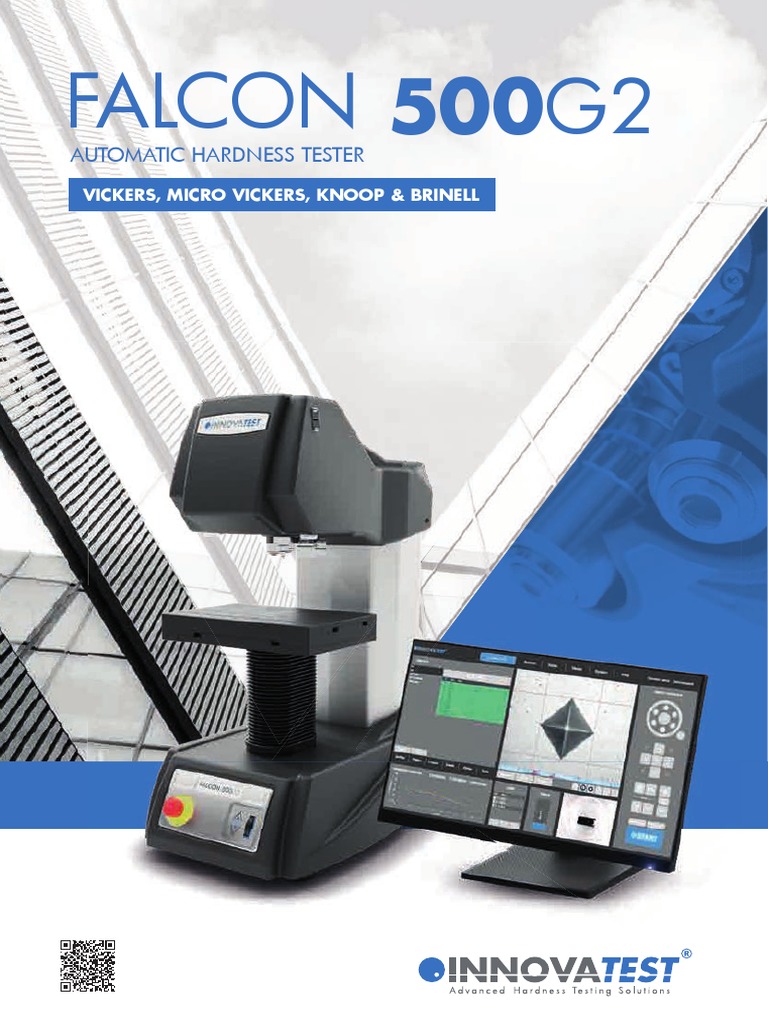 Falcon 500G2 Automatic Hardness Tester | PDF | Hardness | 3 D Computer ...