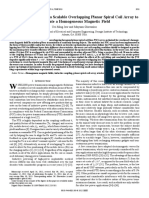 Geometrical Design of A Scalable Overlapping Planar Spiral Coil Array