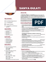 Sanya Gulati Resume