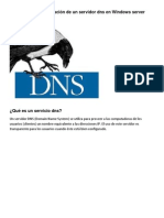 Servicio DNS en Windows Server 2008