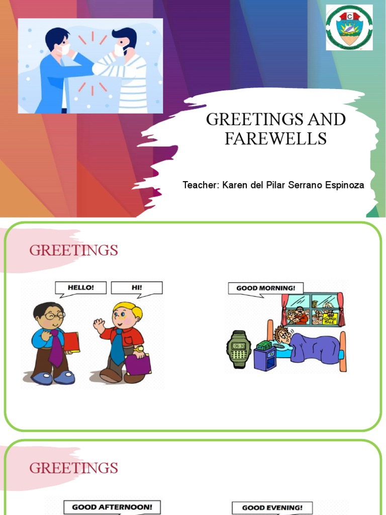 Week 01 - Greetings and Farewells | PDF