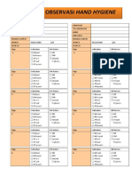 Form Audit Hand Hygiene