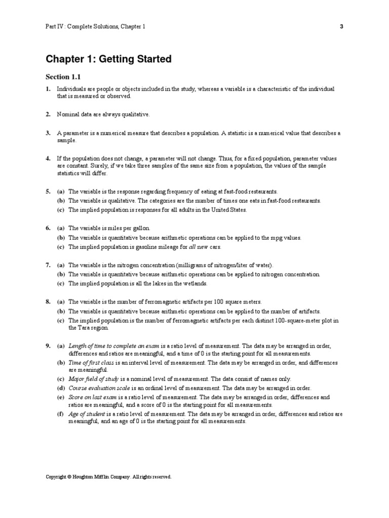 Understandable Statistics Solutions Manual Sosany2 | Level Of Measurement |  Sampling (Statistics)