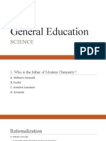 General Education Science (Rowela)