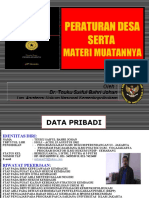 Pemdes & Produk Hukum Desa-Baru