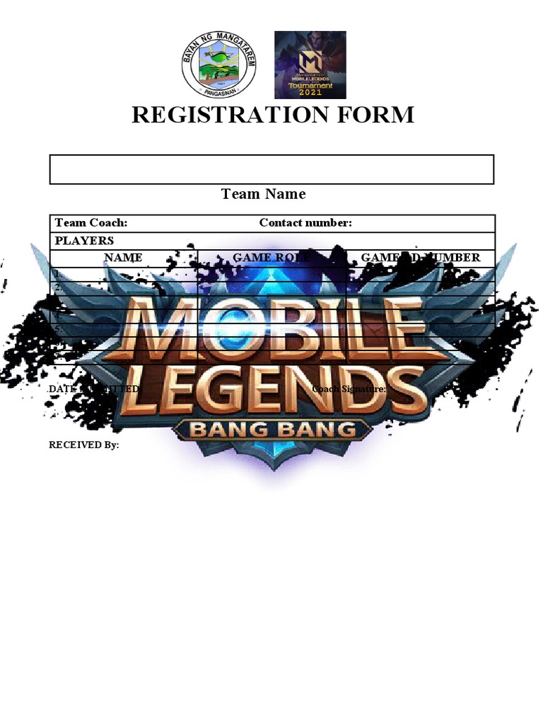 MLBB Specialized Training Registration | PDF | Sports & Recreation ...