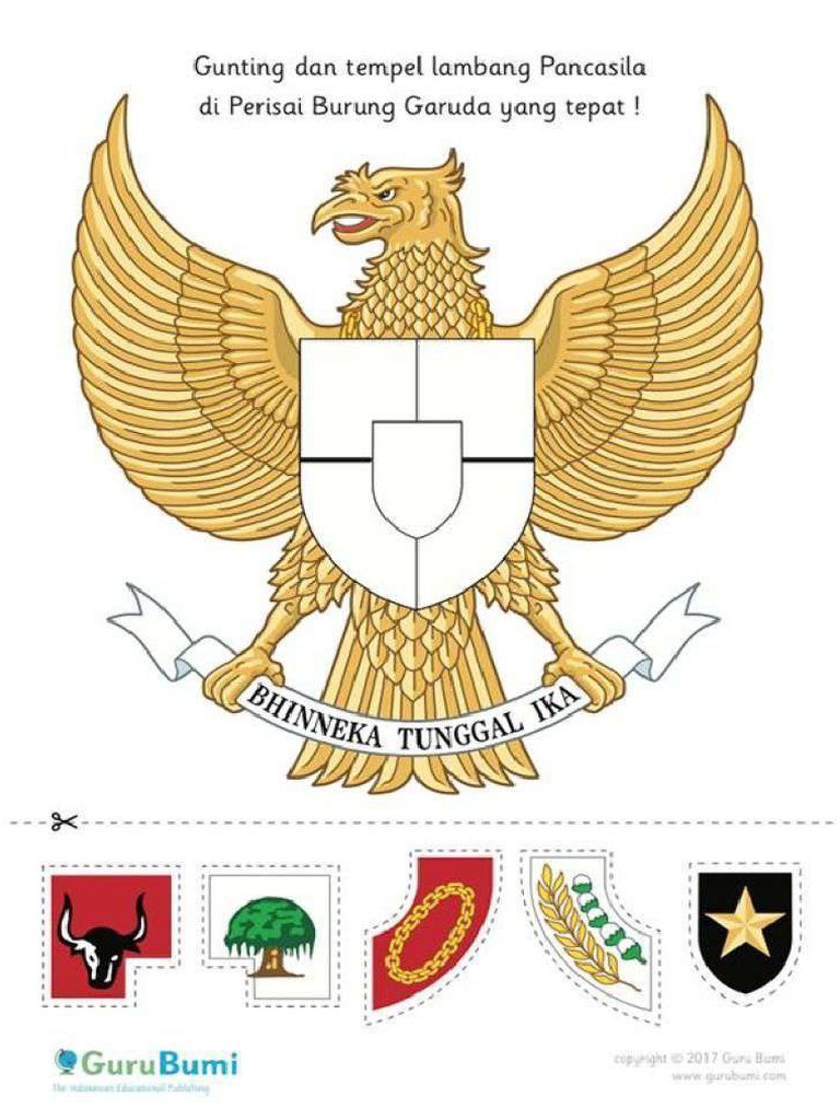 Sketsa Gambar Burung Garuda | PDF