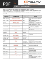 Info Sheet - SMS Commands