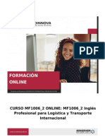 Mf1006 2 Ingles Profesional para Logistica Y Transporte Internacional Online