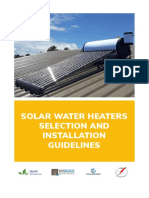 Solar Water Heaters Guidelines V1 Aug 2019