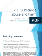 Lecture Slides. Substance Use and Abuse MOODLE