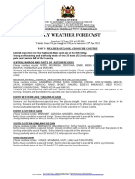 Daily Weather Forecast Valid 23rd June 2023.