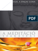 Őszentsége A Dalai Láma - A Meditáció Szakaszai